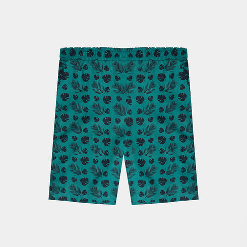 Boys Printed 2 Pcs Sets In Green