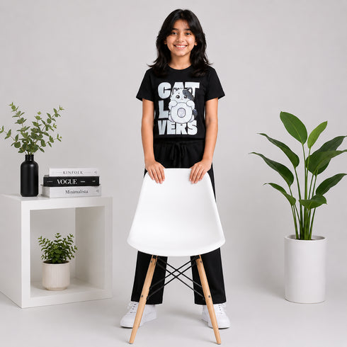 Cat Lovers Two-Piece Lounge Set
