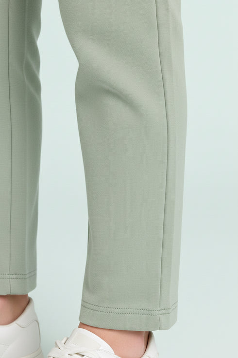 Apple Green Front Pocket Trousers