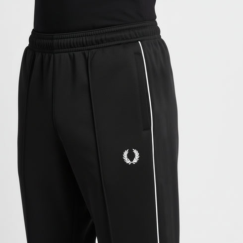 Black Sporty Stripe Joggers