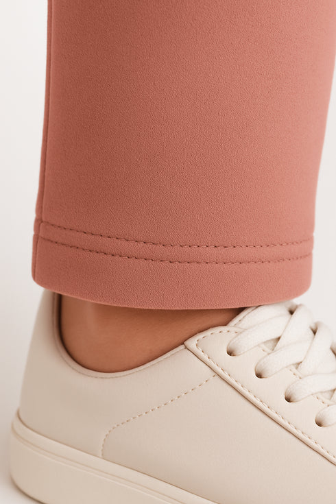 Tea Pink Front Pocket Trousers