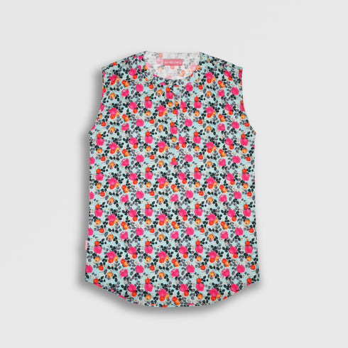 Sleeveless Printed Top