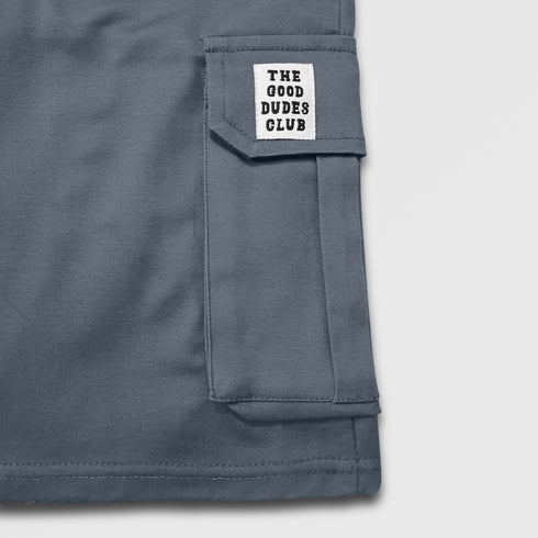 Grey Cargo Shorts