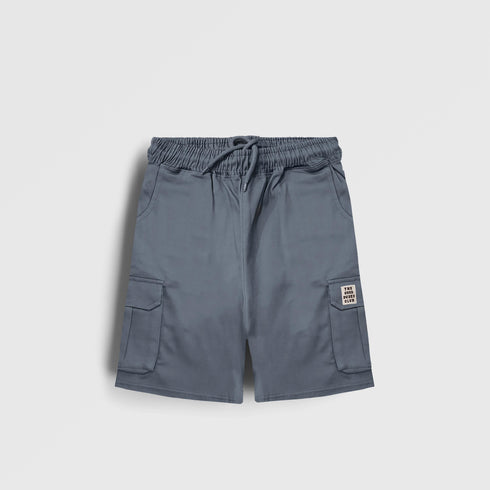Grey Cargo Shorts