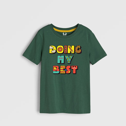 DOING BEST GRAPHIC T-SHIRT