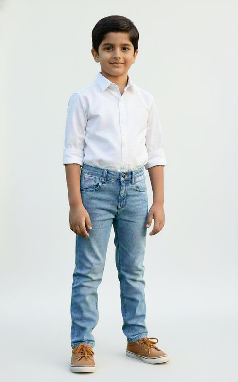 Classic Light Wash Jeans