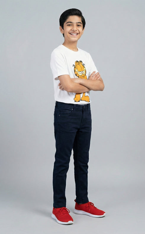 Classic Navy Straight Fit Jeans