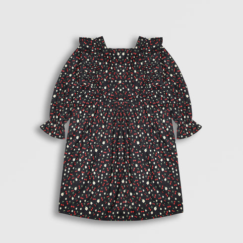 Cherry Dress - Black