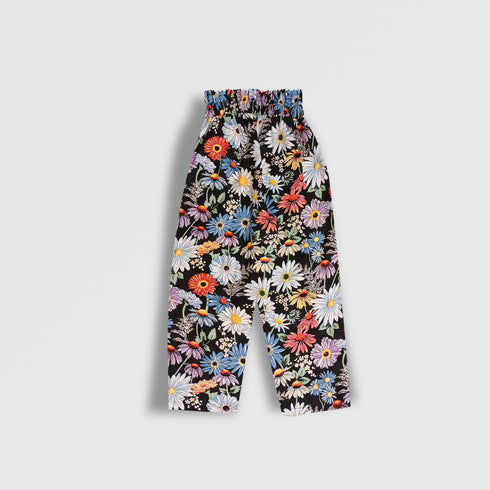 Printed Wide Leg Trouser