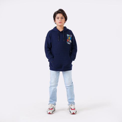 WONDERFUL PRINTED PULLOVER HOODIE