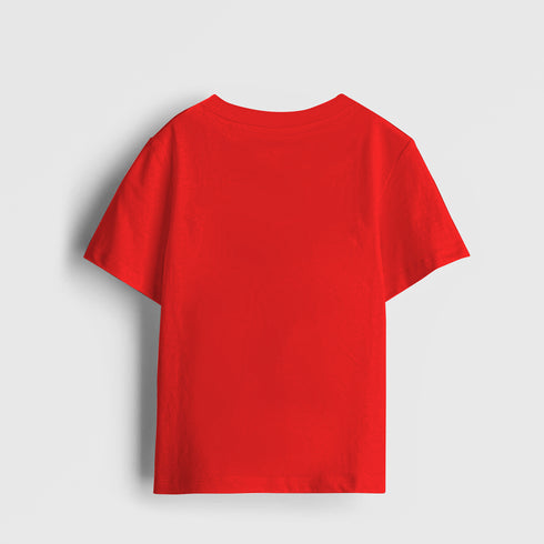 BOYS SLOGAN RED T-SHIRT