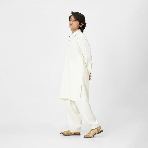 Off White Wash n Wear Suit