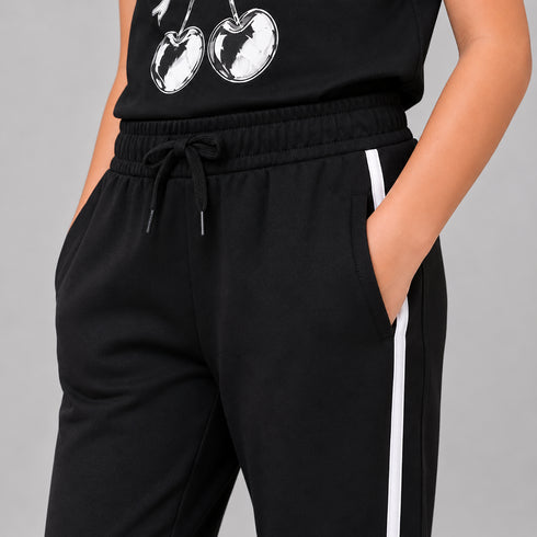 Cherry Ringer Tee & Track Pants Set