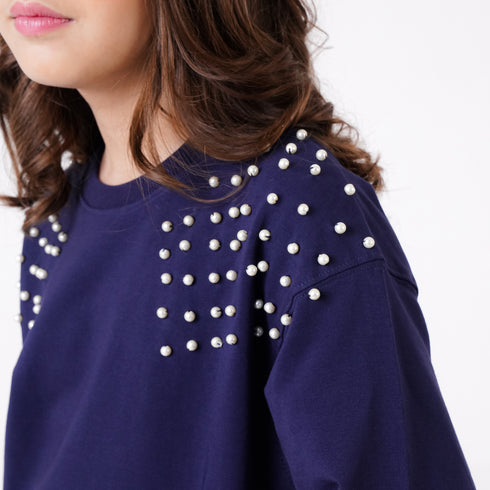 PEARLS SWEATSHIRT