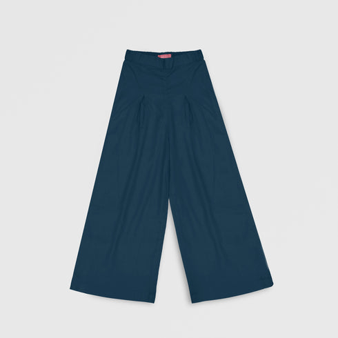 GIRLS EMBROIDERED 2 PCS SET - Teal