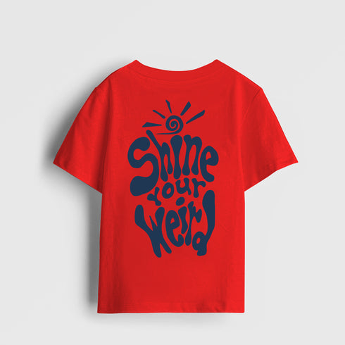 BOYS SHINE SLOGAN T-SHIRT
