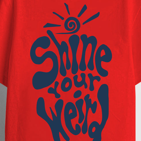 BOYS SHINE SLOGAN T-SHIRT