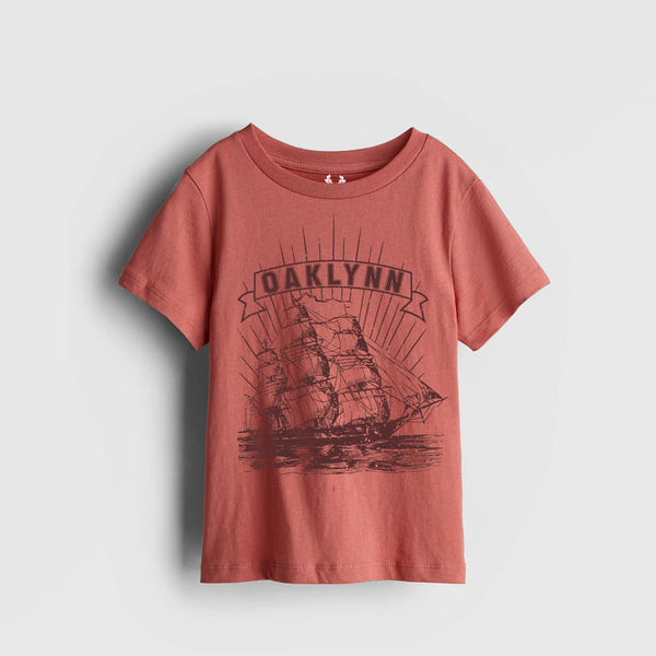 Oaklynn Ship Graphic T-Shirt
