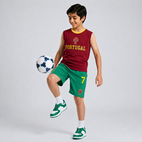 Portugal Football Tank & Shorts Set