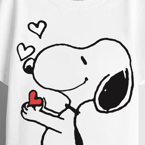 Snoopy Heart Graphic T-Shirt