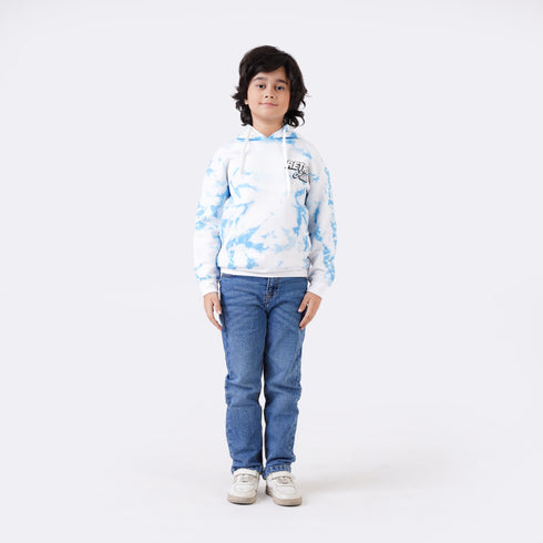 RETRO TIE & DYE PULLOVER HOODIE