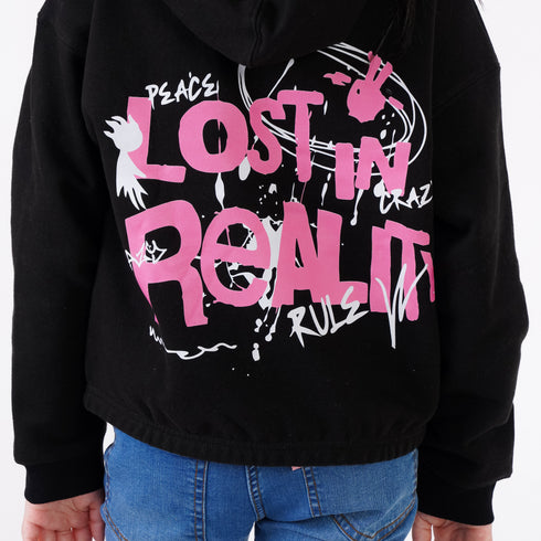 LOST REALITY CROP HOODIE