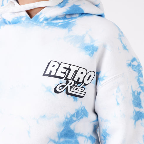 RETRO TIE & DYE PULLOVER HOODIE