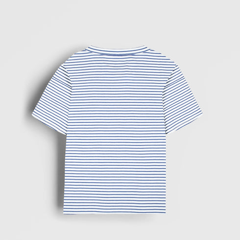 STRIPER PRINT GRAPHIC T-SHIRT