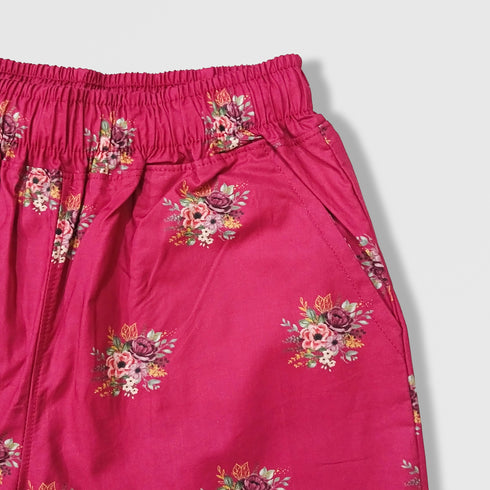 GIRLS ALL OVER PRINTED TROUSER