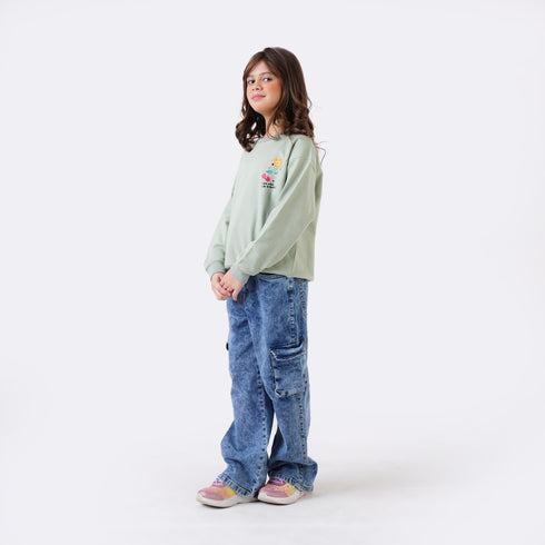 EXTRA FUN PRINTED SWEATSHIRT