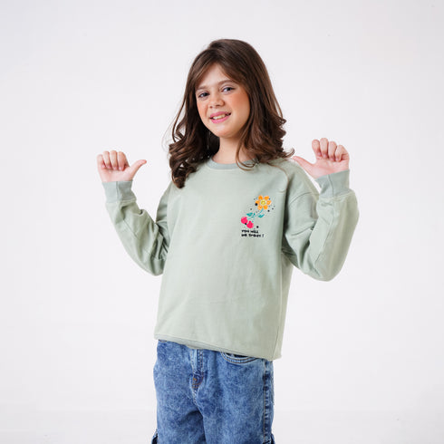 EXTRA FUN PRINTED SWEATSHIRT