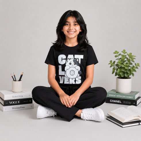 Cat Lovers Two-Piece Lounge Set