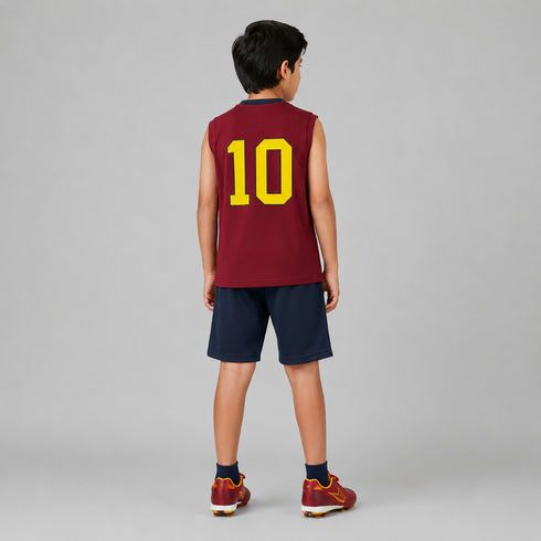 Spain Football Fan Tank & Shorts Co-Ord Set
