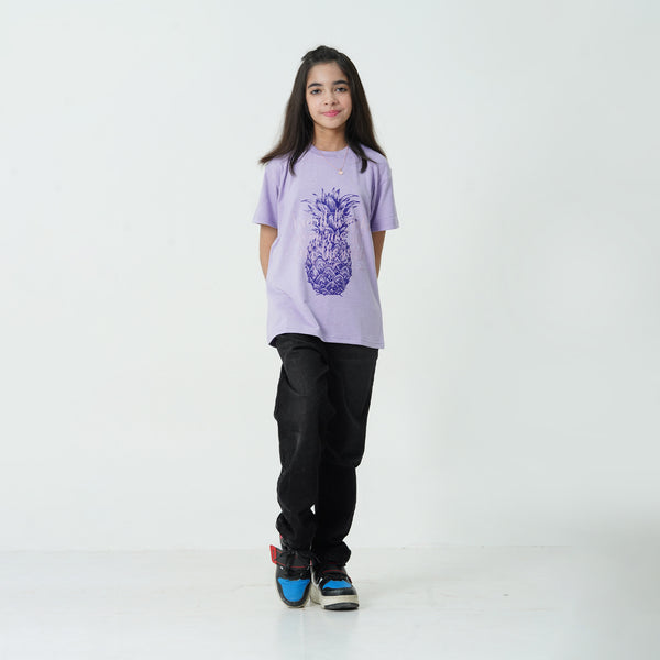 Purple Pineapple Graphic Tee