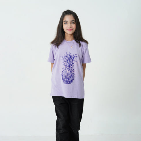 Purple Pineapple Graphic Tee
