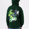 HULK PRINTED ZIPPER HOODIE