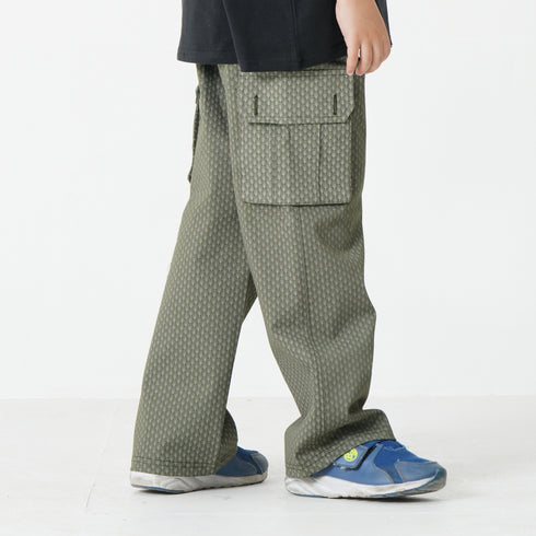 Green Printed Twill Trouser