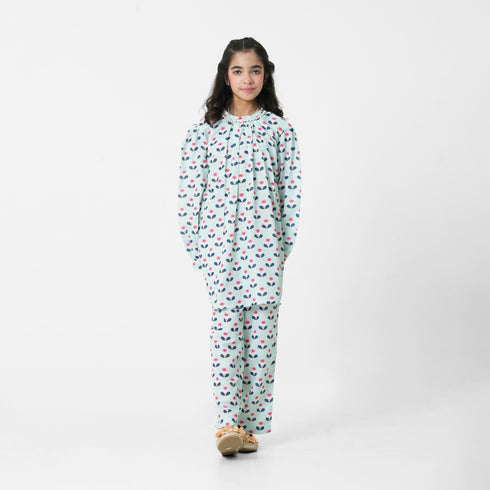 Flower Printed 3pc Eastern Set