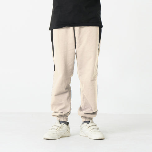 Beige Panel Trouser