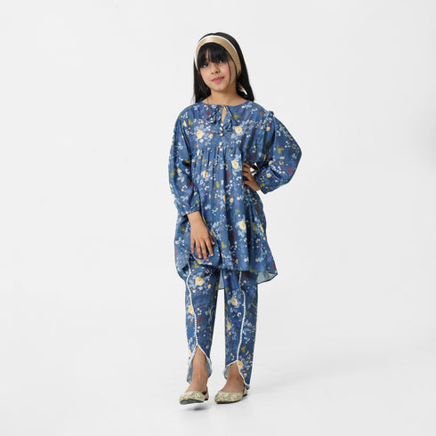 Blue Printed 3pc Eastern Set