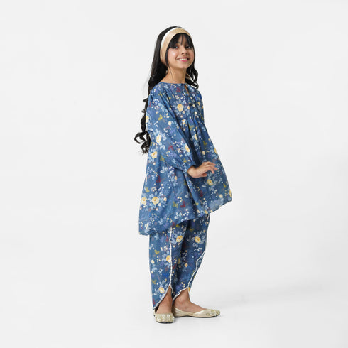 Blue Printed 3pc Eastern Set