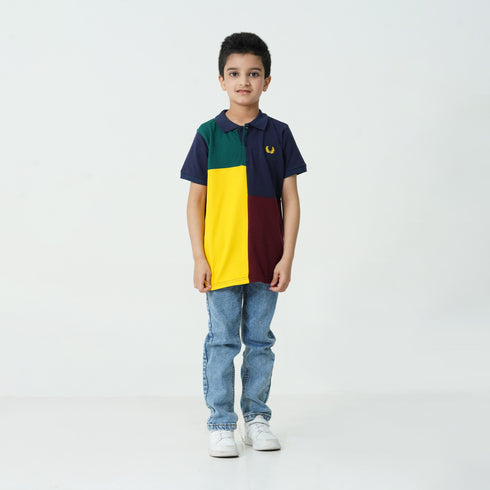 QUADRO PRINTED Polo Shirt