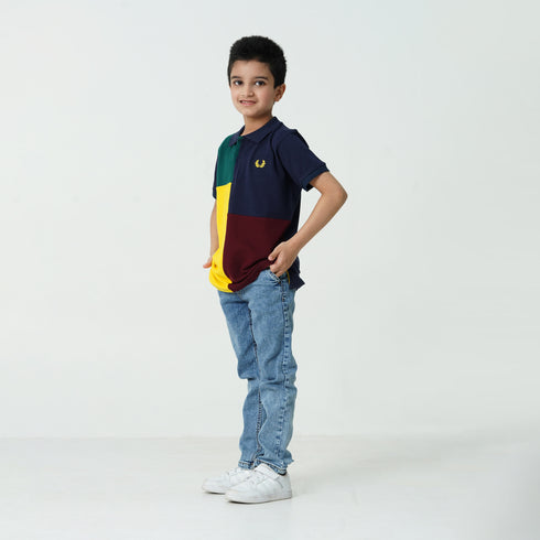 QUADRO PRINTED Polo Shirt