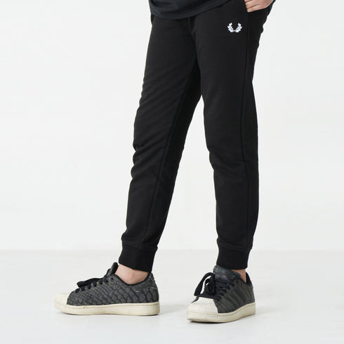 Black Logo Trouser