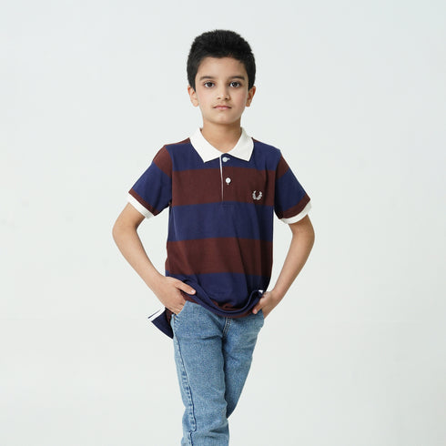 Two-Tone Polo T-Shirt