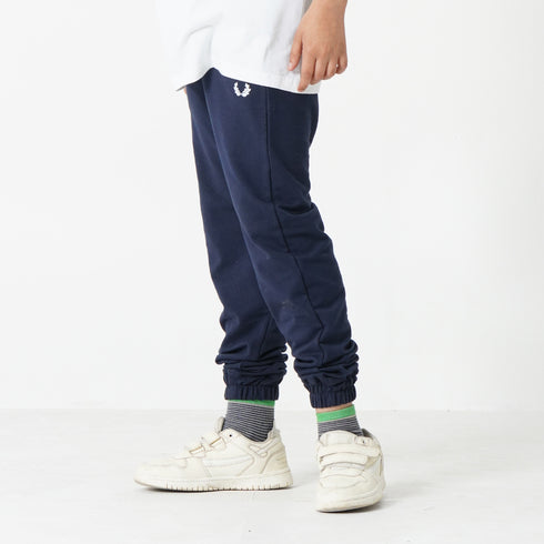 Navy Blue Logo Trouser