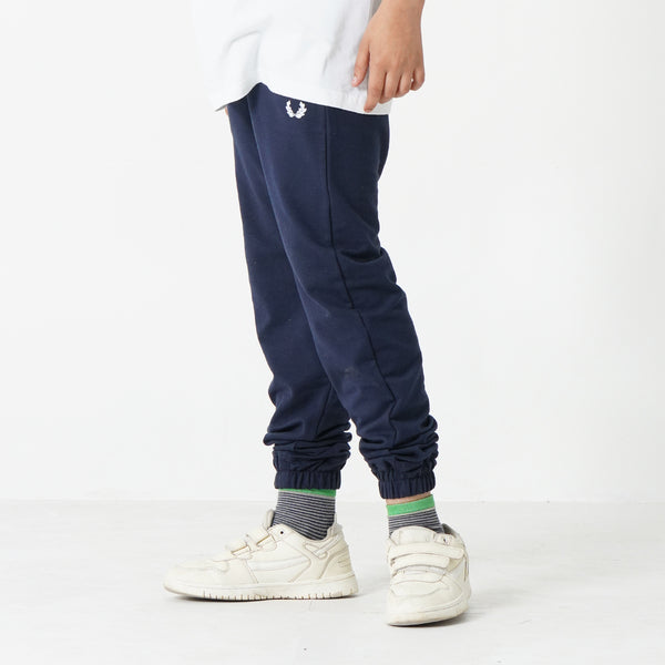 Navy Blue Logo Trouser