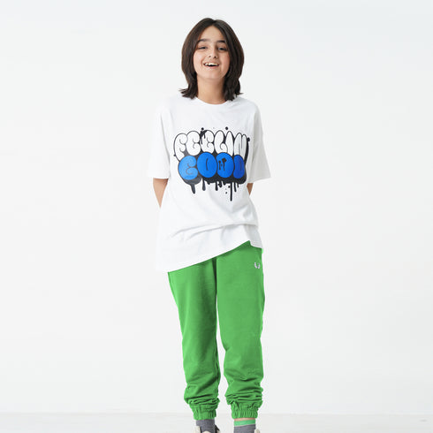 Parrot Green Logo Trouser