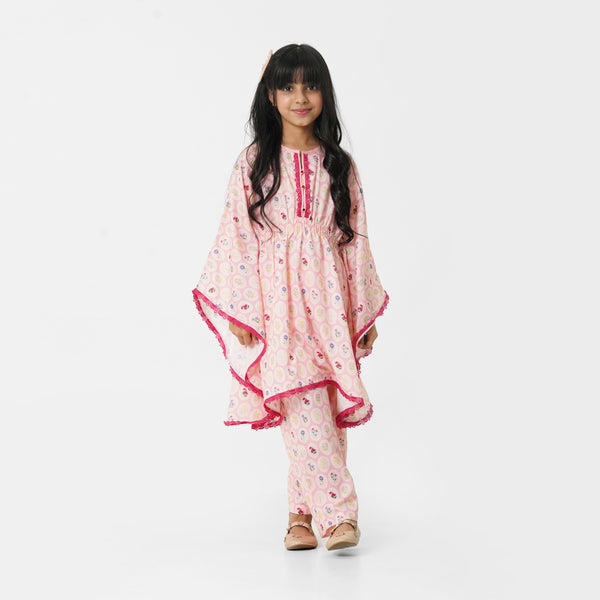 Pink Printed Blocks 2pc Eastern Set