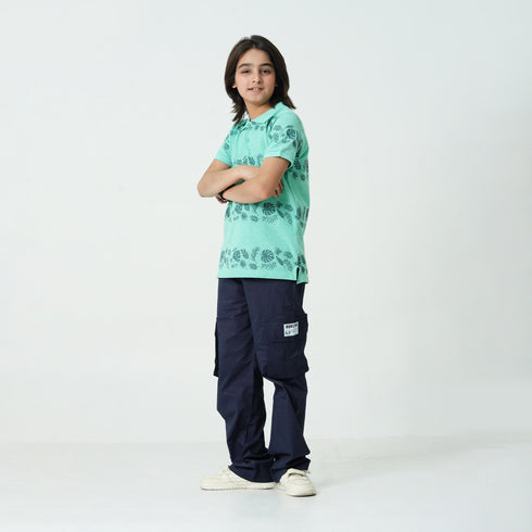 FLORAL PRINTED Polo Shirt